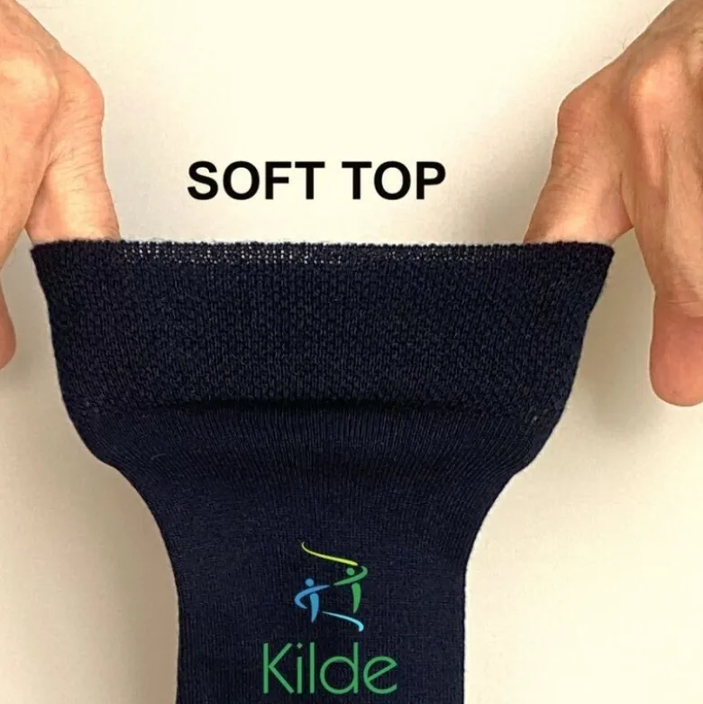 Kilde® Diabetes & Comfort bomuldsstrømpe