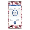 Klistermærke til Omnipod DASH pdm - Kashmir hvid
