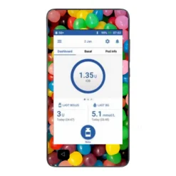 Klistermærke til Omnipod DASH pdm - Slik