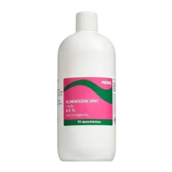 Klorhexidin håndsprit 0,5 % , 500 ml.