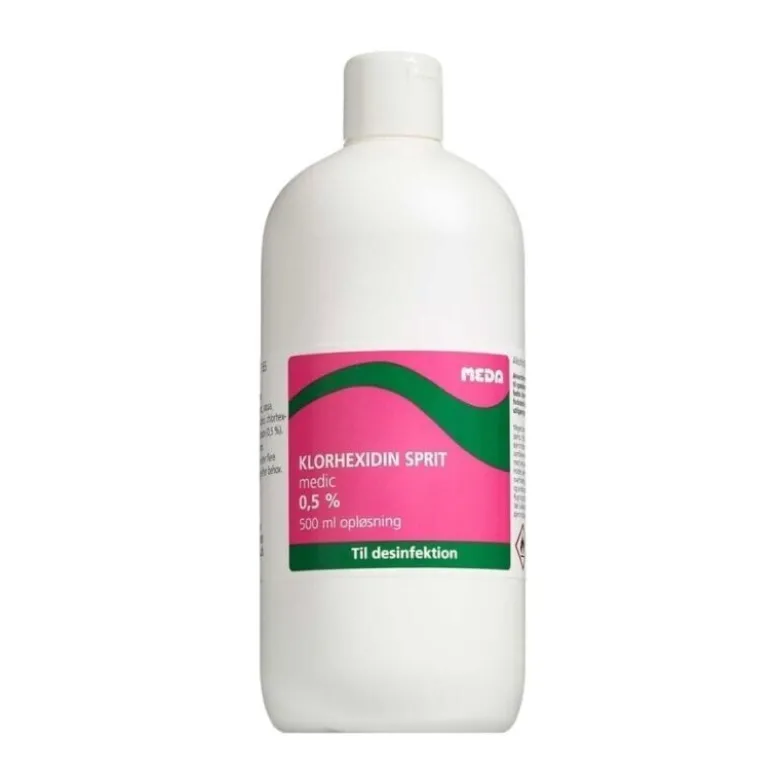 Klorhexidin håndsprit 0,5 % , 500 ml.