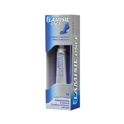 Lamisil Once mod fodsvamp 10 mg/ml, 4 g.