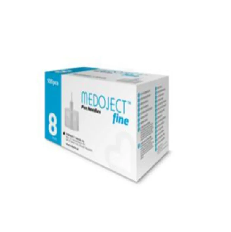 Medoject Fine penkanyler 0,25 x 8mm (31G) - 100 stk.