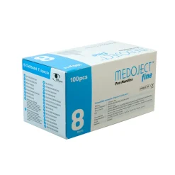 Medoject Fine penkanyler 0,30 x 8 mm (30G) - 100 stk.