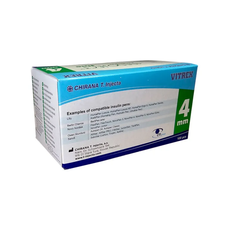 Medoject Fine penkanyler 0,23 x 4mm (32G) - 100 stk.