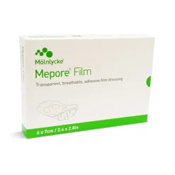 Mepore filmforbinding 6 x 7 cm, 10 stk.