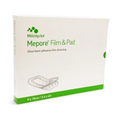 Mepore film og pad 9 x 15 cm, 5 stk.