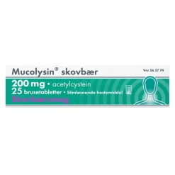 Mucolysin Skovbær 200 mg, 25 stk.