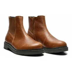 New Feet Chelsea damestøvle med elastik og lynlås