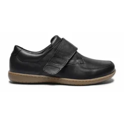 New Feet Damesko i læder med OrthoStretch® og velcrolukning