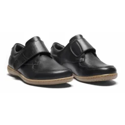 New Feet Damesko i læder med OrthoStretch® og velcrolukning