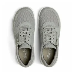 New Feet Damesko i mesh/ruskind med snøre og lynlås