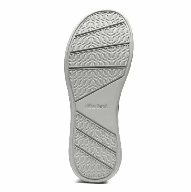 New Feet Damesko i mesh/ruskind med elastisk snøre