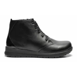 New Feet damestøvle med lynlås og snøre