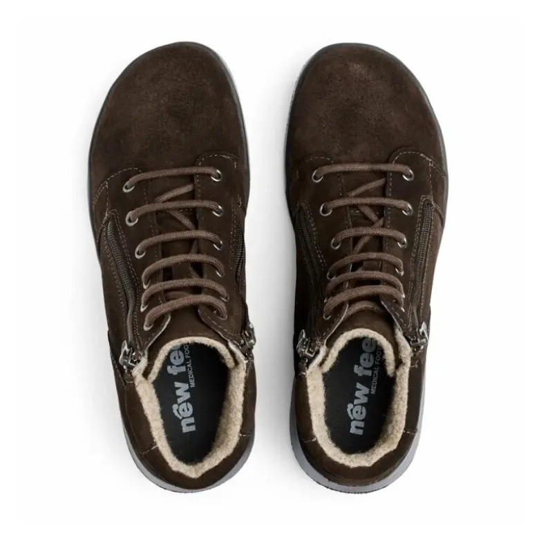 New Feet foret damestøvle med lynlås og snøre