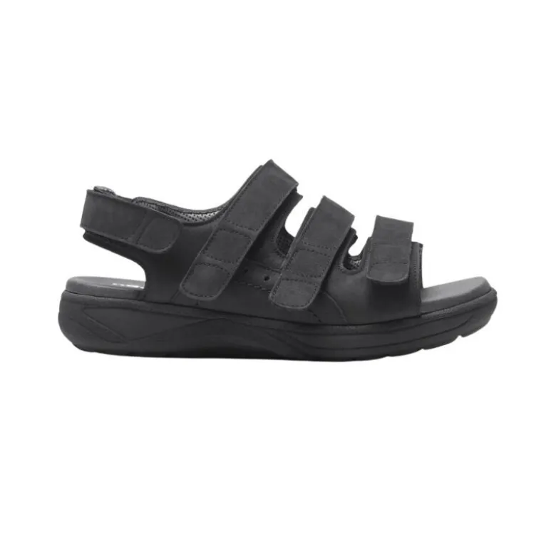 New Feet herresandal med 4 velcrostropper