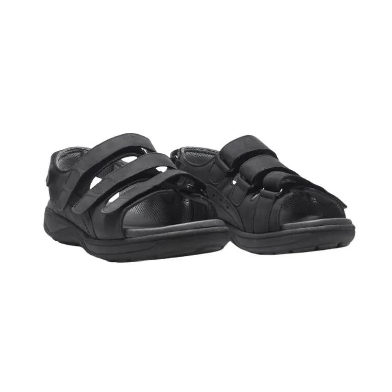 New Feet herresandal med 4 velcrostropper