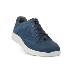 New Feet herresko i Nubuck skind med elastiksnøre