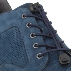 New Feet herresko i Nubuck skind med elastiksnøre