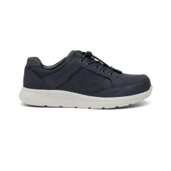 New Feet herresko i Nubuck skind med elastiksnøre