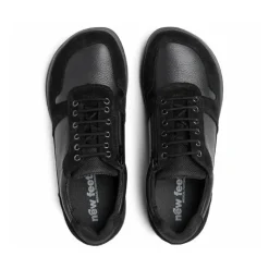New Feet Herresko i ruskind med snøre og lynlås