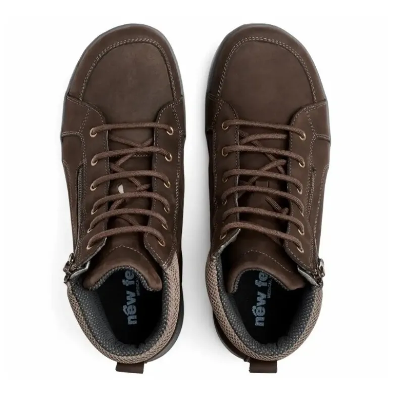 New Feet herrestøvle med lynlås og snøre