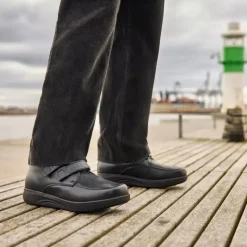 New Feet herrestøvle med velcro og OrthoStretch®