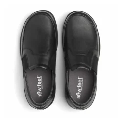 New Feet Klassisk Herreloafer i nubuck med OrthoStretch®