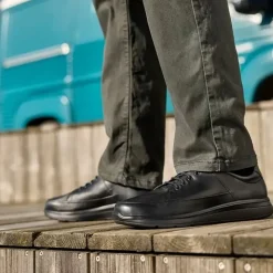 New Feet Klassisk Herresko i kalveskind og OrthoStretch®