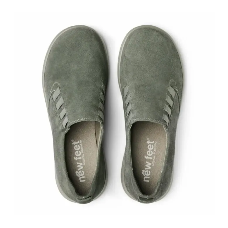 New Feet Loafers i ruskind til damer