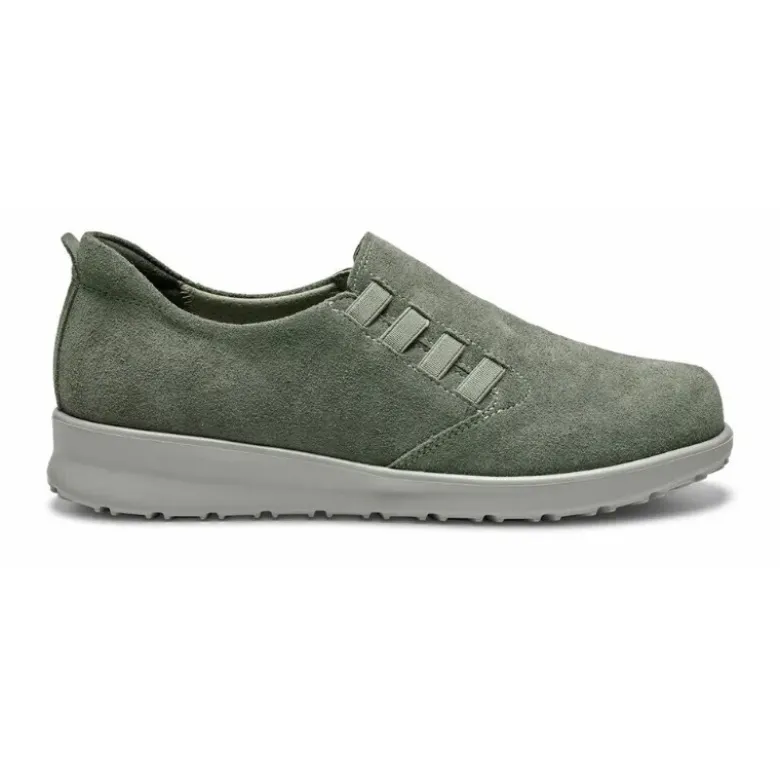 New Feet Loafers i ruskind til damer