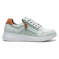 New Feet nubuck damesko med snøre og lynlåslukning