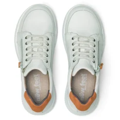 New Feet nubuck damesko med snøre og lynlåslukning