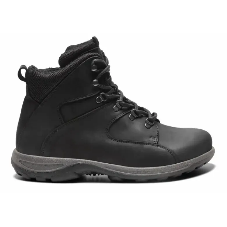 New Feet nubuck herrestøvle med lynlås og snøre
