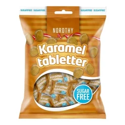 Nordthy sukkerfri Karameltabletter, 125 g