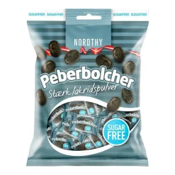 Nordthy sukkerfri Peberbolcher, 125 g