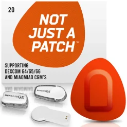 Not Just a Patch plastre til Dexcom og MiaoMiao, 20 stk.