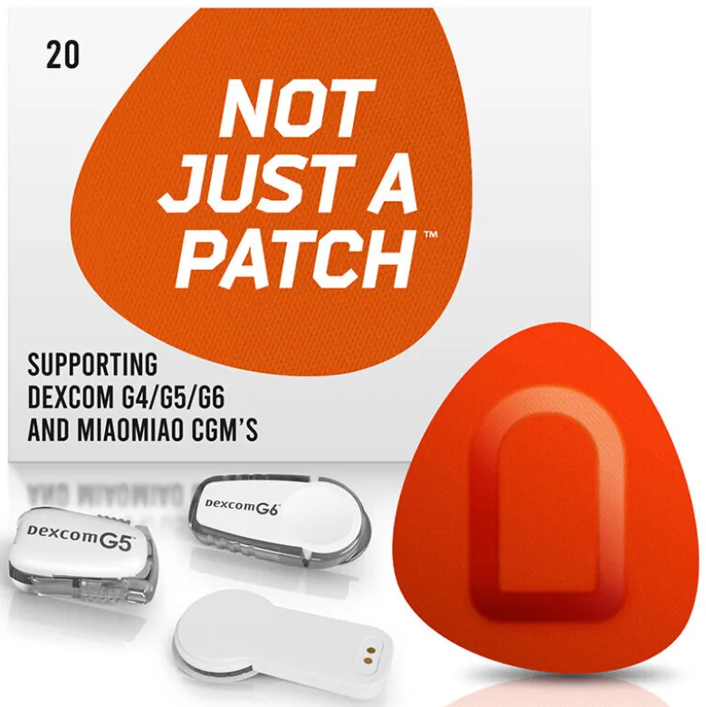 Not Just a Patch plastre til Dexcom og MiaoMiao, 20 stk.