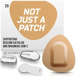 Not Just a Patch plastre til Dexcom og MiaoMiao, 20 stk.