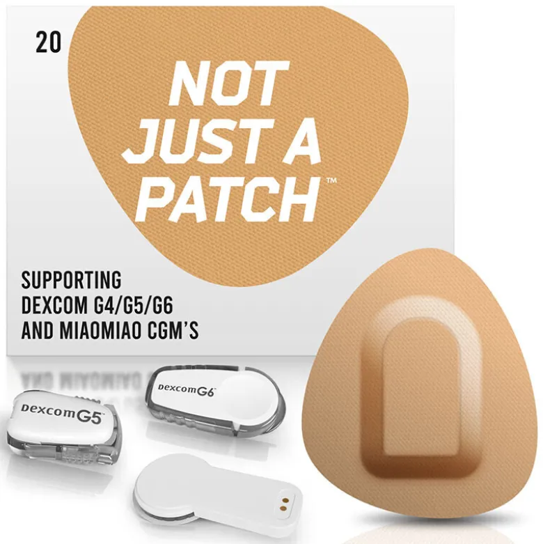 Not Just a Patch plastre til Dexcom og MiaoMiao, 20 stk.