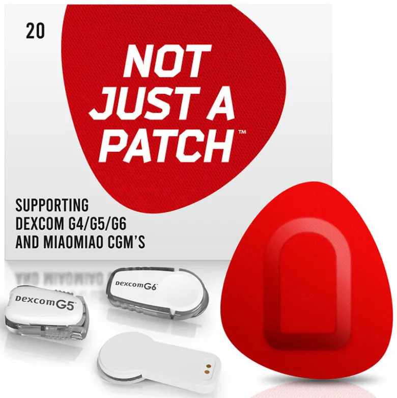 Not Just a Patch plastre til Dexcom og MiaoMiao, 20 stk.
