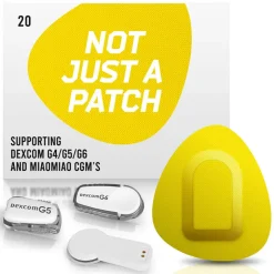 Not Just a Patch plastre til Dexcom og MiaoMiao, 20 stk.