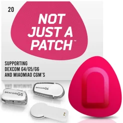 Not Just a Patch plastre til Dexcom og MiaoMiao, 20 stk.