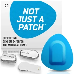 Not Just a Patch plastre til Dexcom og MiaoMiao, 20 stk.
