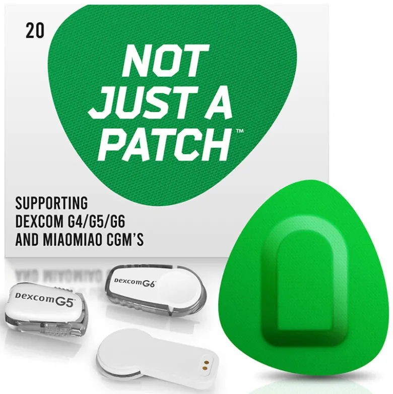 Not Just a Patch plastre til Dexcom og MiaoMiao, 20 stk.
