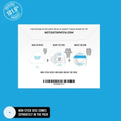 Not Just a Patch Plastre til Freestyle Libre og Medtronic, 20 stk. Transparent