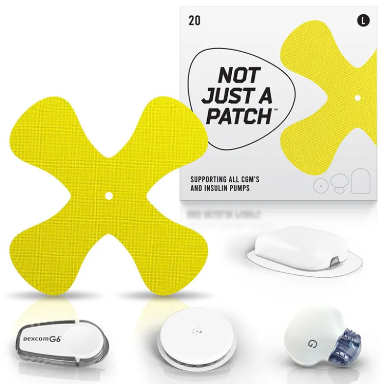 Not Just a Patch X-Plastre til alle sensorer/CGM's, 20 stk.