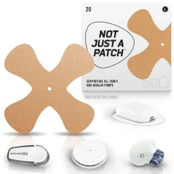 Not Just a Patch X-Plastre til alle sensorer/CGM's, 20 stk.