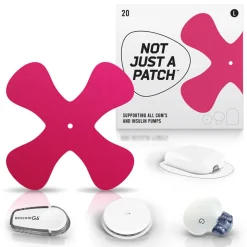 Not Just a Patch X-Plastre til alle sensorer/CGM's, 20 stk.