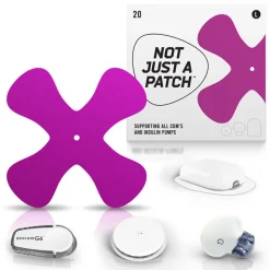 Not Just a Patch X-Plastre til alle sensorer/CGM's, 20 stk.